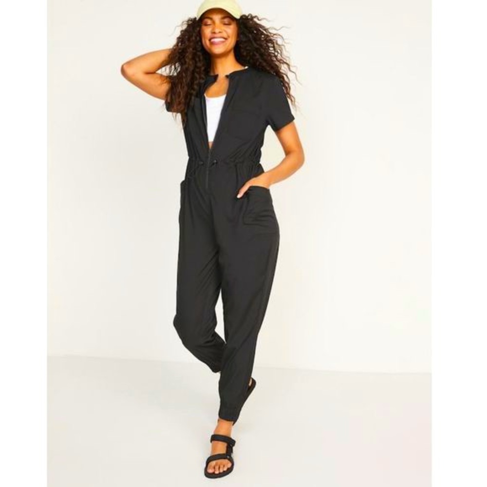 Old Navy Stretchtech Short-sleeve Jumpsuit